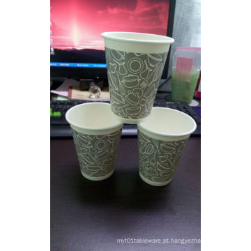 Logotipo personalizado impresso chá café copo de papel